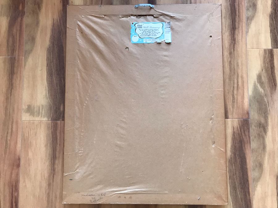 Framed Decorative Print Of Madonna And Child By Raffaello 19.5' X 24.5' [Photo 5]