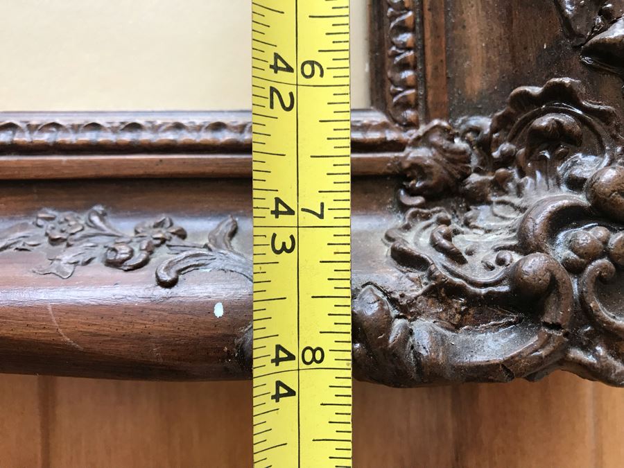 Large Framed Print With Overhead Light By Daniel Ridgway Knight Paris 34' X 44'  [Photo 11]