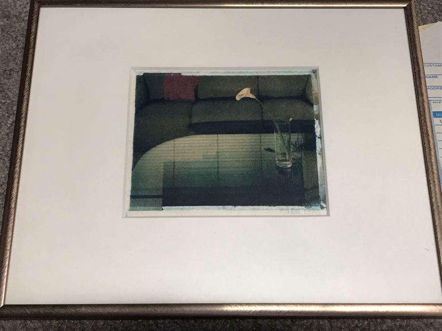 Eric Blau Photographic Print Of Interior With Calla Lily And Red Shirt Limited To Edition Of Only 1 Frame Measures 10' X 8' - Client Paid $1,000 [Photo 2]