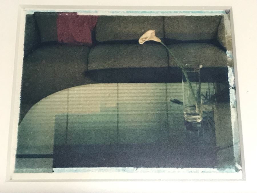 Eric Blau Photographic Print Of Interior With Calla Lily And Red Shirt Limited To Edition Of Only 1 Frame Measures 10' X 8' - Client Paid $1,000 [Photo 3]