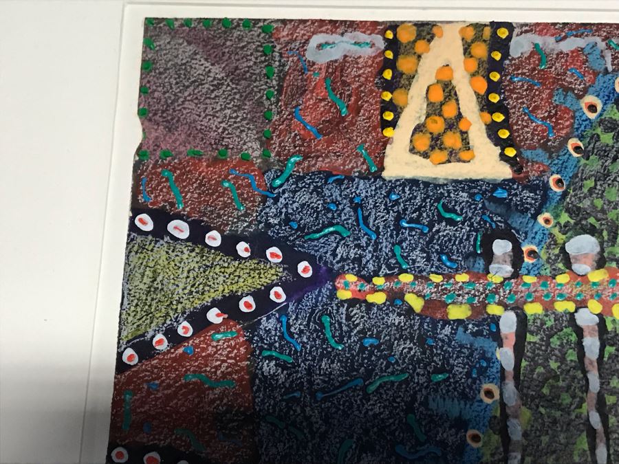 Original Artwork By Listed Artist Jack Portland Frame Measures 18' X 14' [Photo 7]