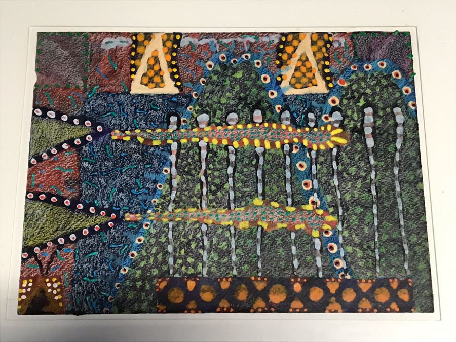 Original Artwork By Listed Artist Jack Portland Frame Measures 18' X 14' [Photo 4]