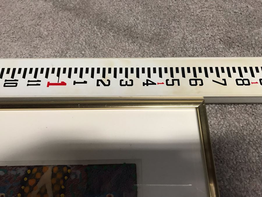 Original Artwork By Listed Artist Jack Portland Frame Measures 18' X 14' [Photo 24]