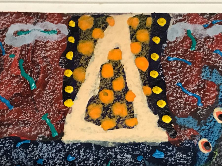 Original Artwork By Listed Artist Jack Portland Frame Measures 18' X 14' [Photo 14]