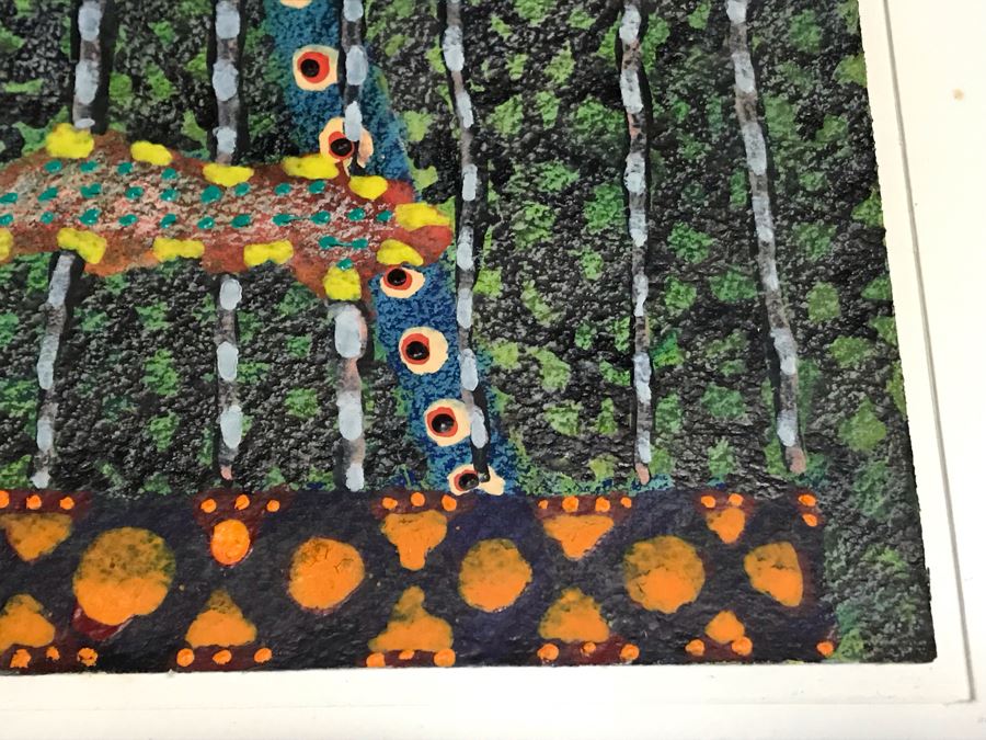 Original Artwork By Listed Artist Jack Portland Frame Measures 18' X 14' [Photo 10]