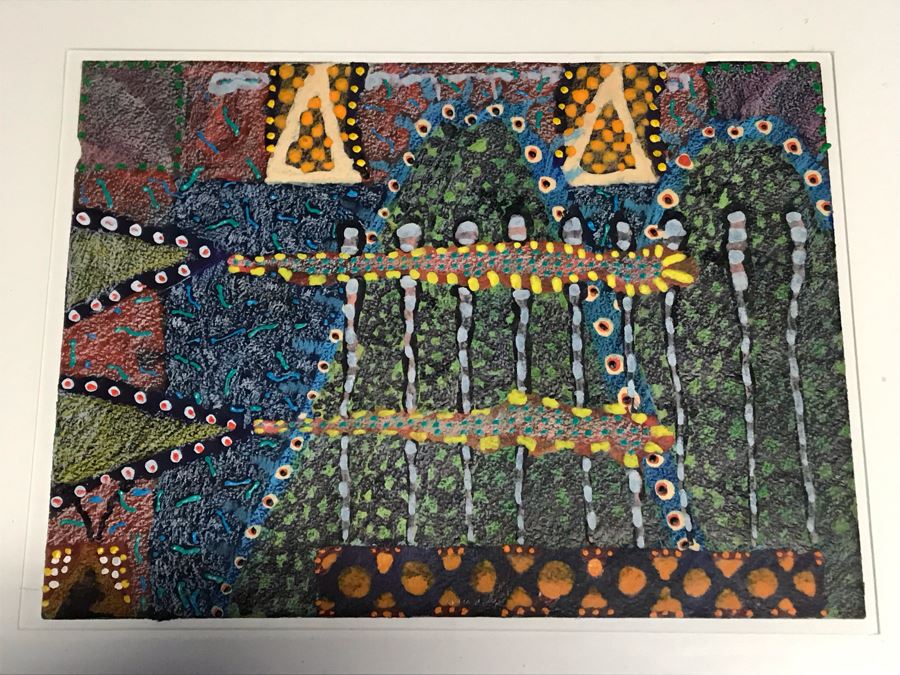 Original Artwork By Listed Artist Jack Portland Frame Measures 18' X 14' [Photo 5]