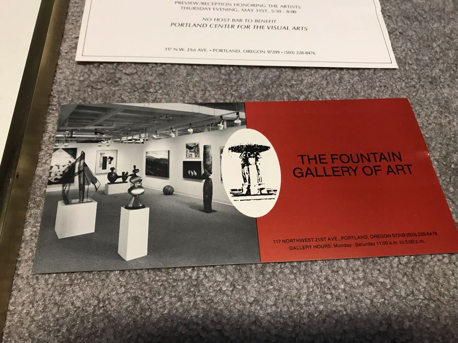 Original Artwork By Listed Artist Jack Portland Frame Measures 18' X 14' [Photo 18]