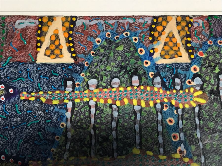 Original Artwork By Listed Artist Jack Portland Frame Measures 18' X 14' [Photo 6]