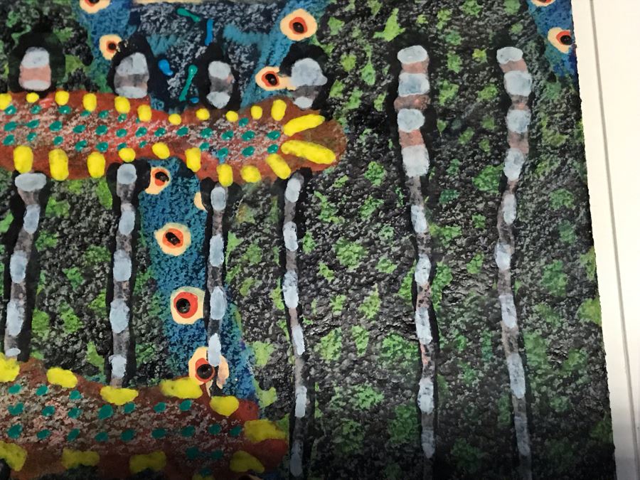 Original Artwork By Listed Artist Jack Portland Frame Measures 18' X 14' [Photo 11]