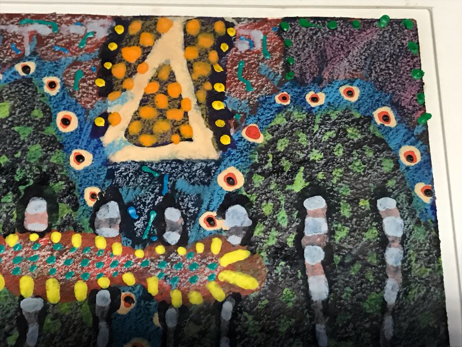 Original Artwork By Listed Artist Jack Portland Frame Measures 18' X 14' [Photo 12]