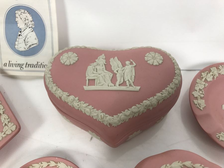 Vintage Pink Wedgwood Japerware Lot [Photo 8]