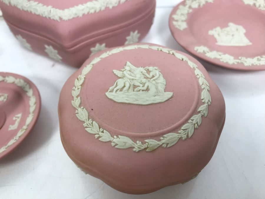Vintage Pink Wedgwood Japerware Lot [Photo 7]