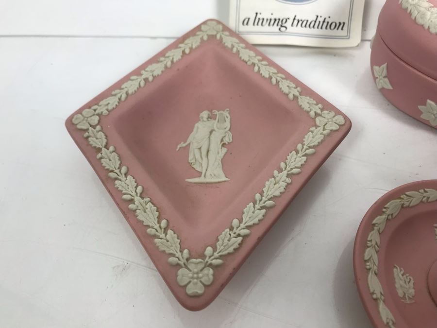 Vintage Pink Wedgwood Japerware Lot [Photo 6]