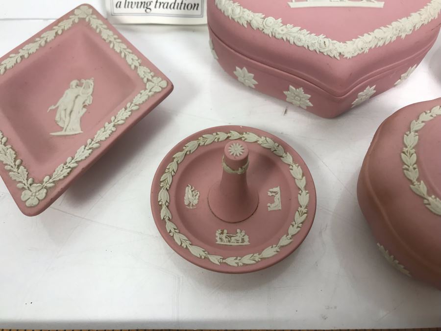Vintage Pink Wedgwood Japerware Lot [Photo 5]