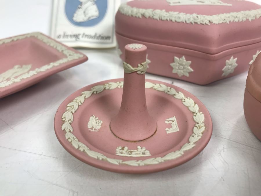 Vintage Pink Wedgwood Japerware Lot [Photo 4]