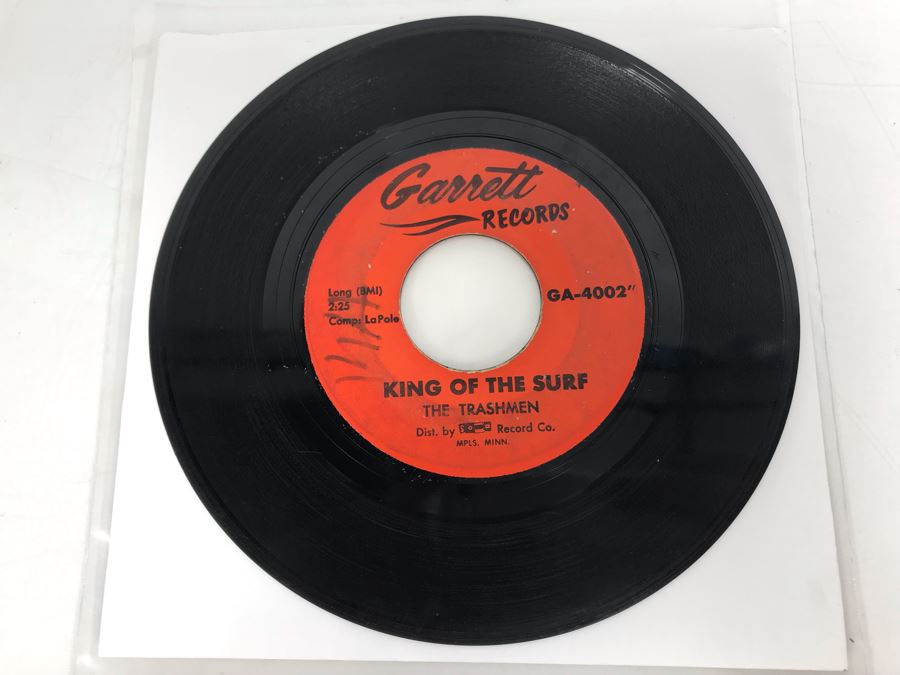 The Trashmen Surfin' Bird And King Of The Surf 45RPM Vinyl Record Garrett Records GA-4002 [Photo 3]