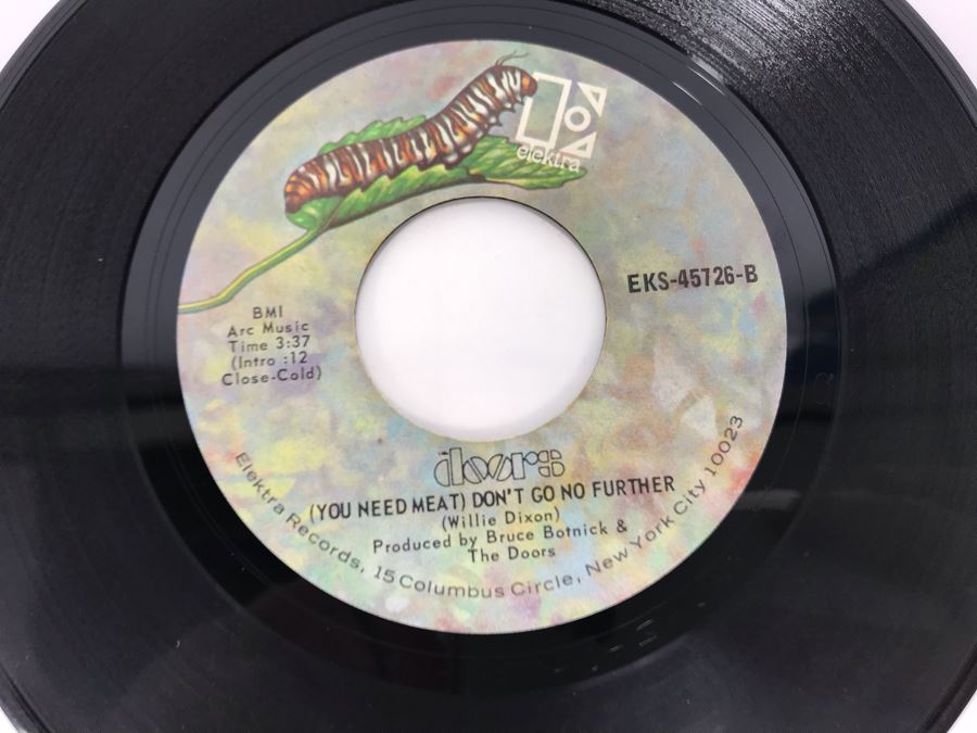 (2) Copies Of The Doors Love Her Madly And (You Need Meat) Don't Go No Further 45RPM Vinyl Records EKS-45726 Elektra Records [Photo 5]