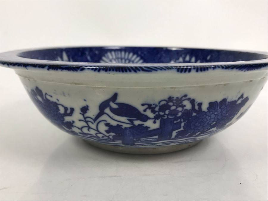 Antique Mid Meiji Period Japanese Bowl 8'D [Photo 10]