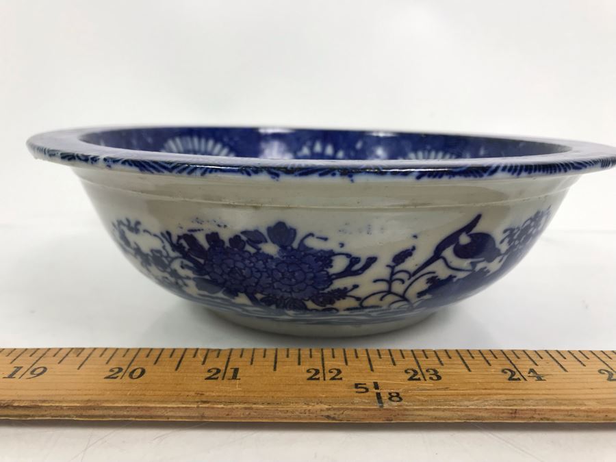 Antique Mid Meiji Period Japanese Bowl 8'D [Photo 2]