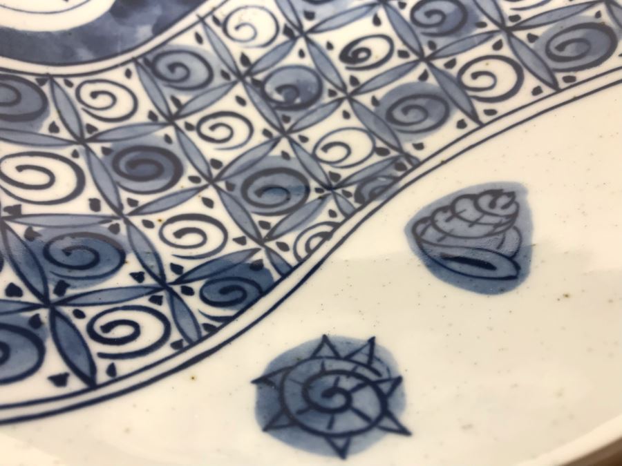 Pair Of Signed Vintage Japanese Bowls 9.5'D [Photo 6]