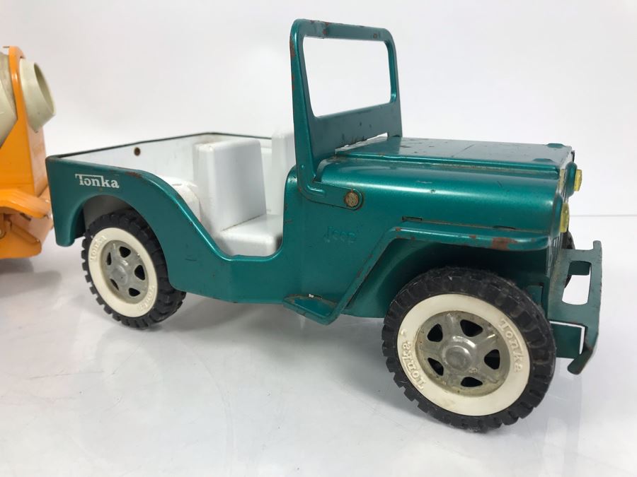 Vintage Tonka Jeep And Tonka Cement Mixer [Photo 6]