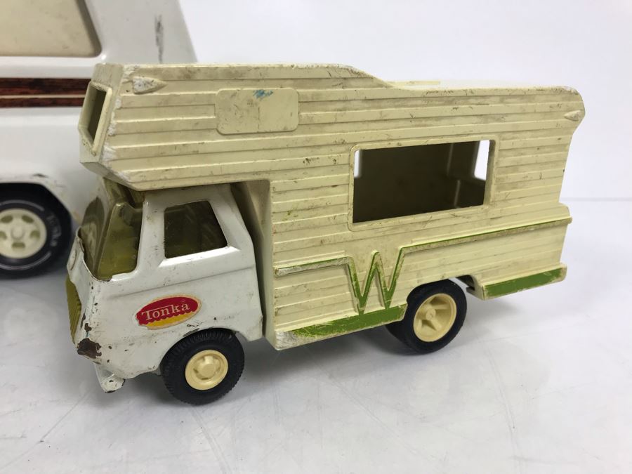 Vintage Tonka Winnebago And Tonka Truck Camper