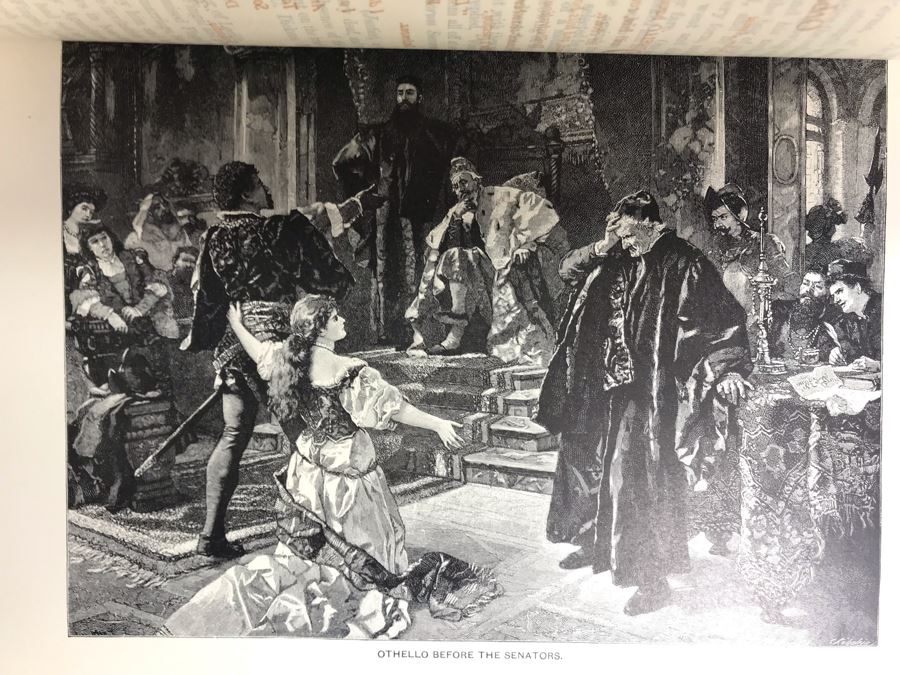 Antique 1896 Large Leatherbound Book Character Sketches Of Romance Fiction And The Drama Volume VII With Illustrations From Snow White And The Sleeping Beauty - See Photos [Photo 21]