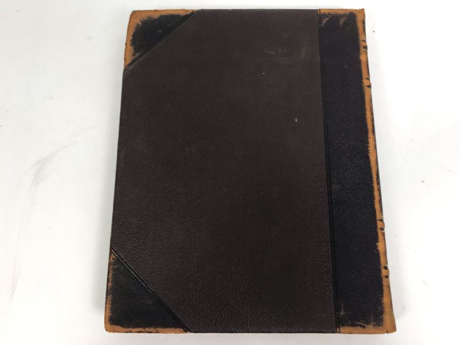 Antique 1896 Large Leatherbound Book Character Sketches Of Romance Fiction And The Drama Volume VII With Illustrations From Snow White And The Sleeping Beauty - See Photos [Photo 27]