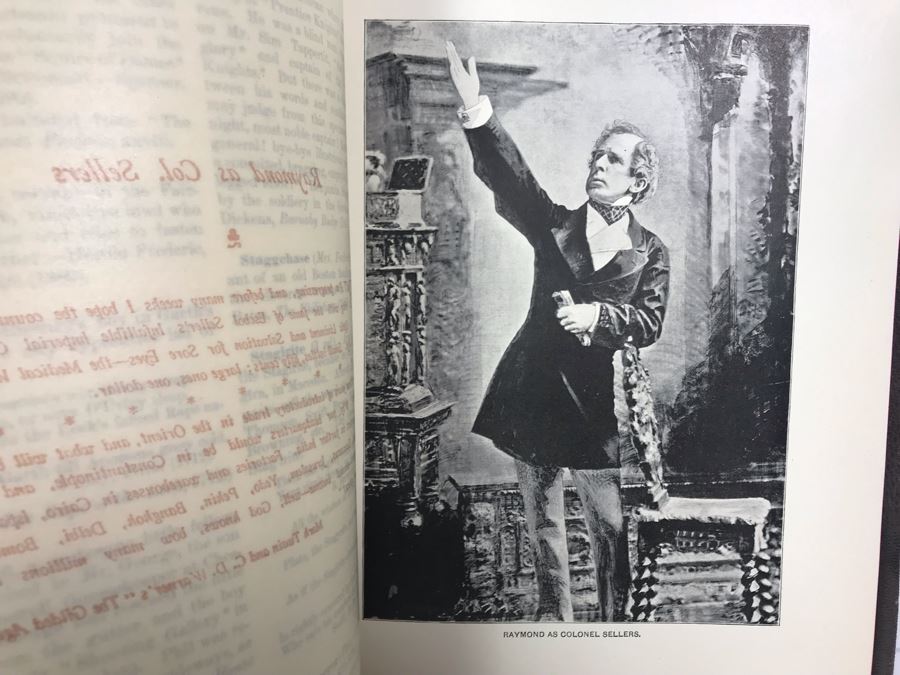 Antique 1896 Large Leatherbound Book Character Sketches Of Romance Fiction And The Drama Volume VII With Illustrations From Snow White And The Sleeping Beauty - See Photos [Photo 22]