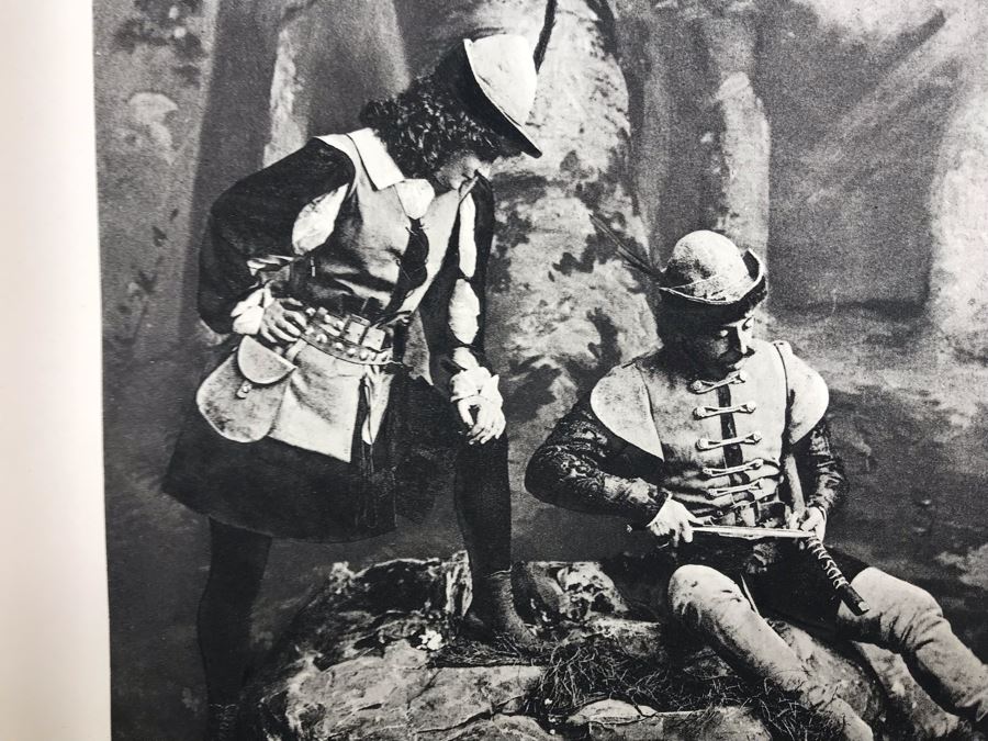 Antique 1896 Large Leatherbound Book Character Sketches Of Romance Fiction And The Drama Volume VII With Illustrations From Snow White And The Sleeping Beauty - See Photos [Photo 15]