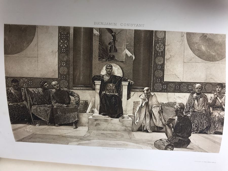 Antique 1894 Large Leatherbound Book Great Men And Famous Women Statesmen And Sages Volume II With Illustrations Featuring Abraham Lincoln Selmar Hess Publisher [Photo 4]