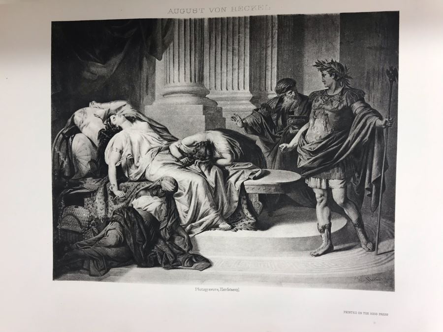 Antique 1894 Large Leatherbound Book Great Men And Famous Women Statesmen And Sages Volume II With Illustrations Featuring Abraham Lincoln Selmar Hess Publisher [Photo 15]