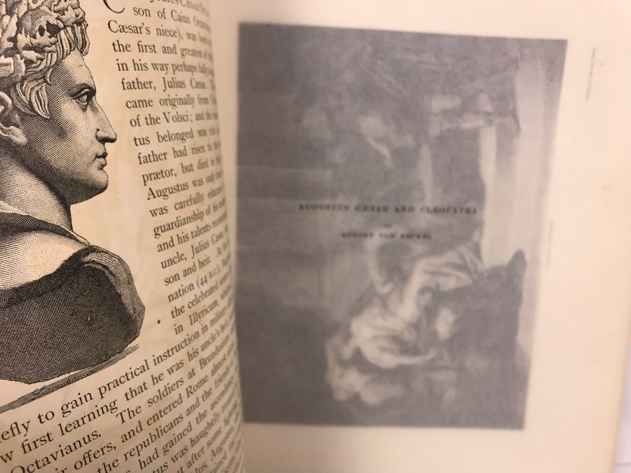 Antique 1894 Large Leatherbound Book Great Men And Famous Women Statesmen And Sages Volume II With Illustrations Featuring Abraham Lincoln Selmar Hess Publisher [Photo 13]