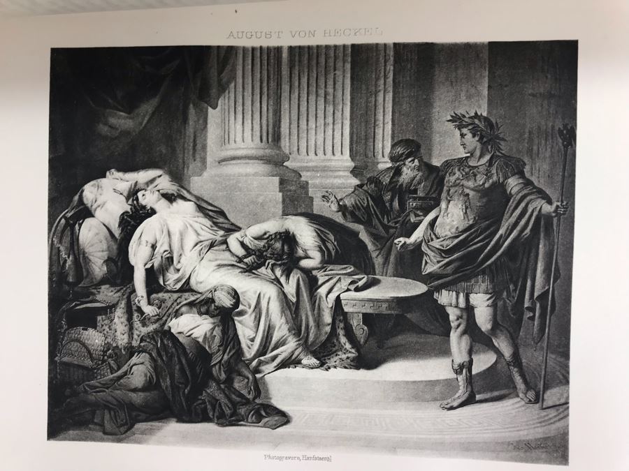 Antique 1894 Large Leatherbound Book Great Men And Famous Women Statesmen And Sages Volume II With Illustrations Featuring Abraham Lincoln Selmar Hess Publisher [Photo 14]