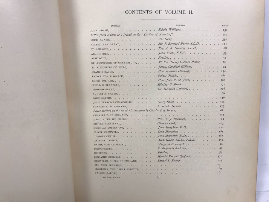 Antique 1894 Large Leatherbound Book Great Men And Famous Women Statesmen And Sages Volume II With Illustrations Featuring Abraham Lincoln Selmar Hess Publisher [Photo 9]
