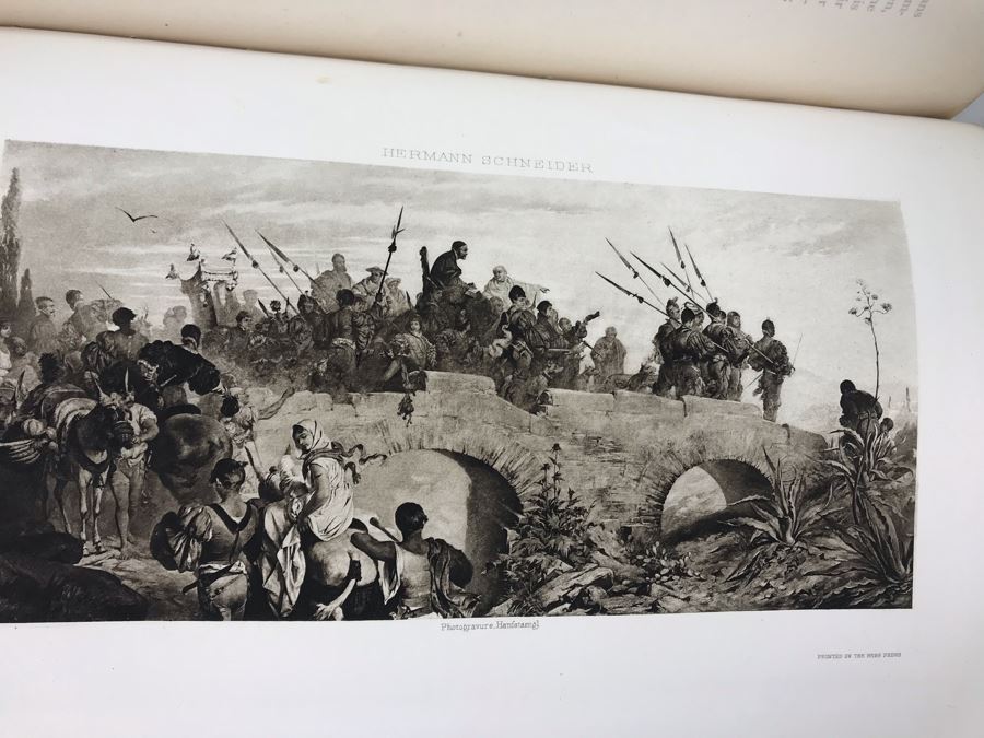 Antique 1894 Large Leatherbound Book Great Men And Famous Women Statesmen And Sages Volume II With Illustrations Featuring Abraham Lincoln Selmar Hess Publisher [Photo 25]