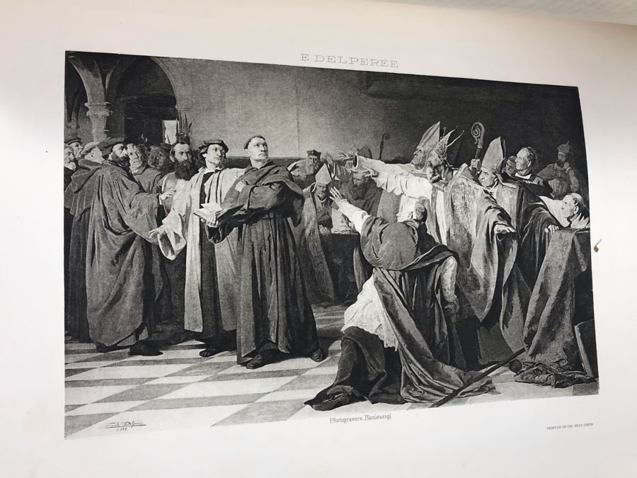 Antique 1894 Large Leatherbound Book Great Men And Famous Women Statesmen And Sages Volume II With Illustrations Featuring Abraham Lincoln Selmar Hess Publisher [Photo 27]