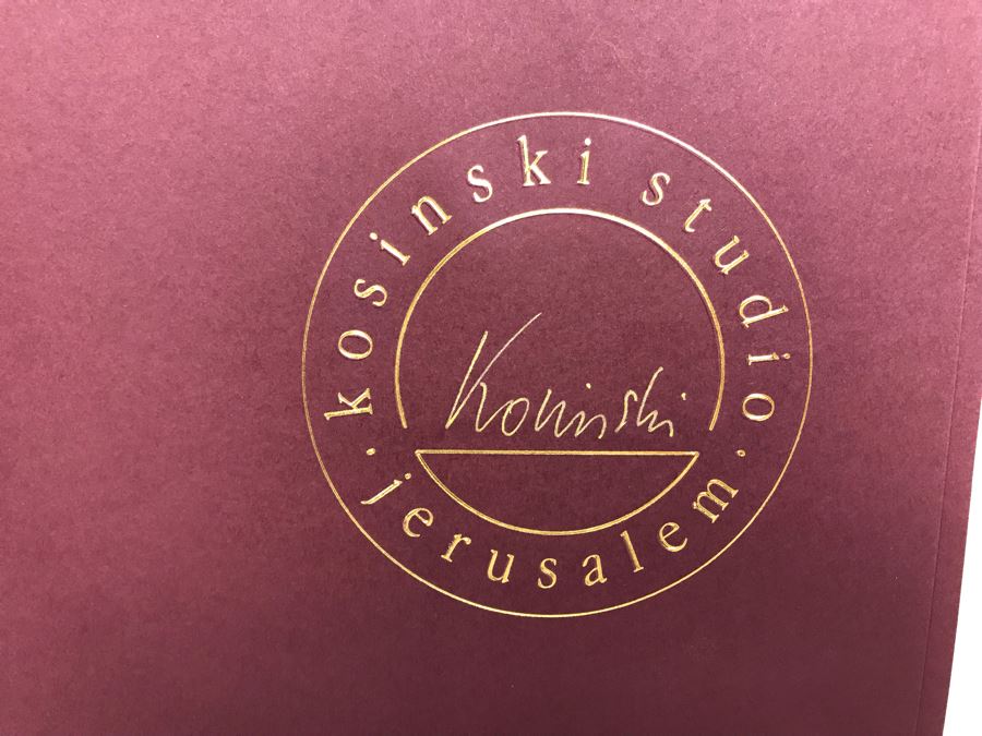 Signed Limited Edition Book Kosinski Journey In Watercolours Paintings Produced In Jerusalem Fine Art Publications Limited [Photo 2]