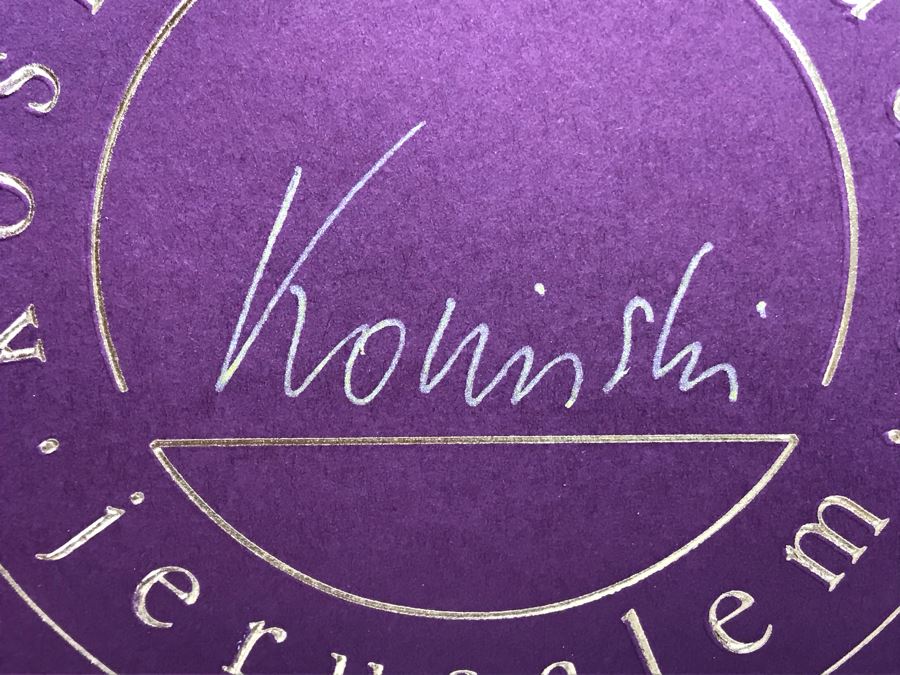 Signed Limited Edition Book Kosinski Journey In Watercolours Paintings Produced In Jerusalem Fine Art Publications Limited [Photo 3]