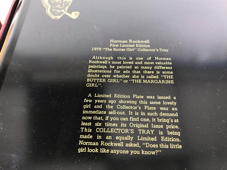 Collection Of (5) Norman Rockwell Trays, (3) Collectible Plates And (1) Norman Rockwell Illustrator Book [Photo 24]