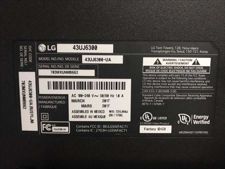 LG 43UJ6300: 43 Inch Class 4K UHD HDR Smart LED TV With Remote And Bracket For Wall Mounting [Photo 9]