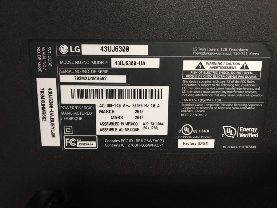 LG 43UJ6300: 43 Inch Class 4K UHD HDR Smart LED TV With Remote And Bracket For Wall Mounting [Photo 8]