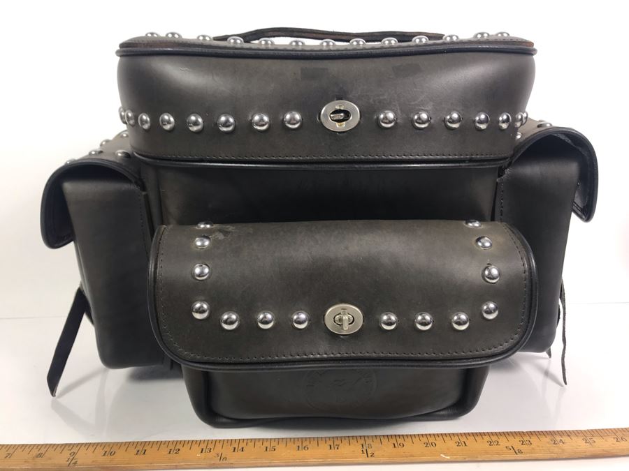 The Leatherworks Stockton, CA Leather Motorcycle Bag