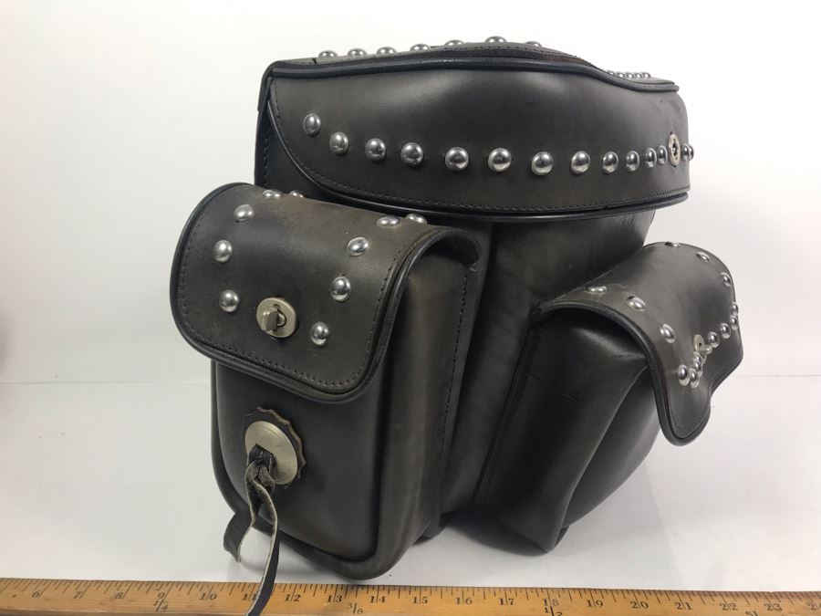 The Leatherworks Stockton, CA Leather Motorcycle Bag [Photo 8]