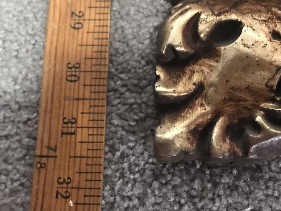 Faux Gilt Wooden Wall Mirror 31' X 27' [Photo 6]