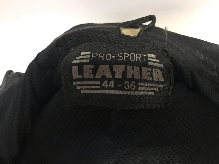 Mens Pro-Sport Black Leather Jacket Size 44 - 36 [Photo 8]