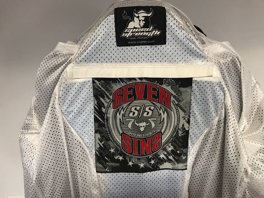 Mens Speed And Strength Motorcyle Riding Jacket Size L [Photo 7]