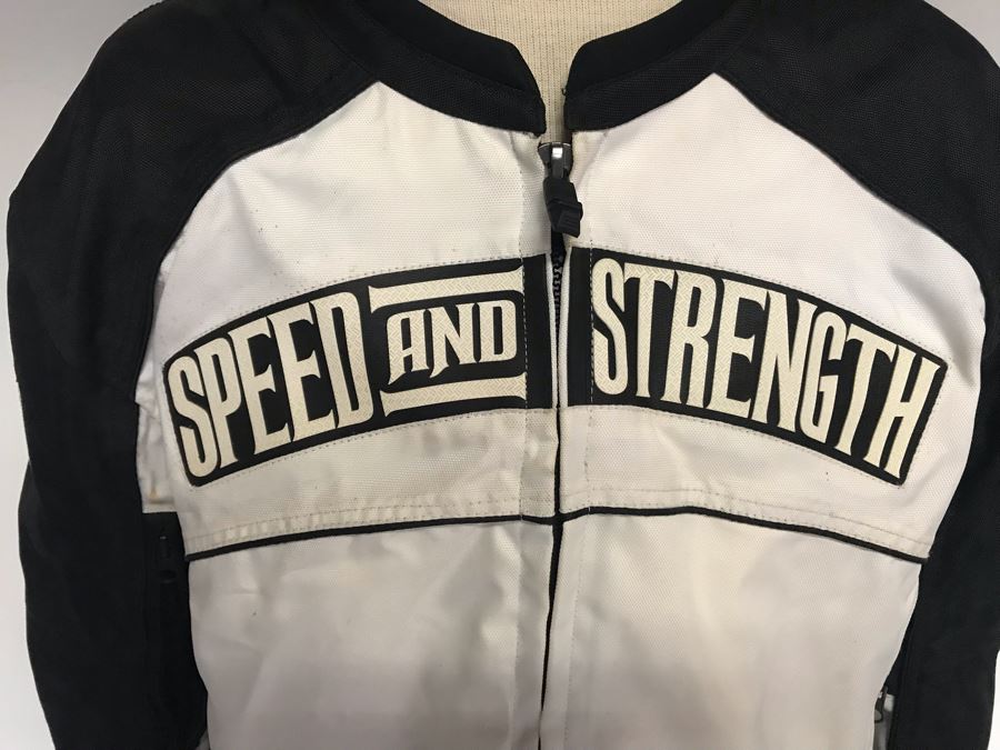 Mens Speed And Strength Motorcyle Riding Jacket Size L [Photo 3]