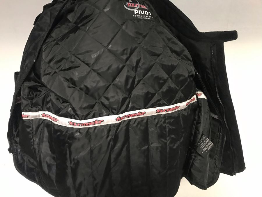 Mens Tourmaster Set: Motorcycle Riding Jacket With Lining And Pants Jacket Size MD/42 Pants Size 32-34 MSRP $400 [Photo 5]
