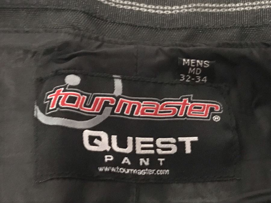 Mens Tourmaster Set: Motorcycle Riding Jacket With Lining And Pants Jacket Size MD/42 Pants Size 32-34 MSRP $400 [Photo 7]